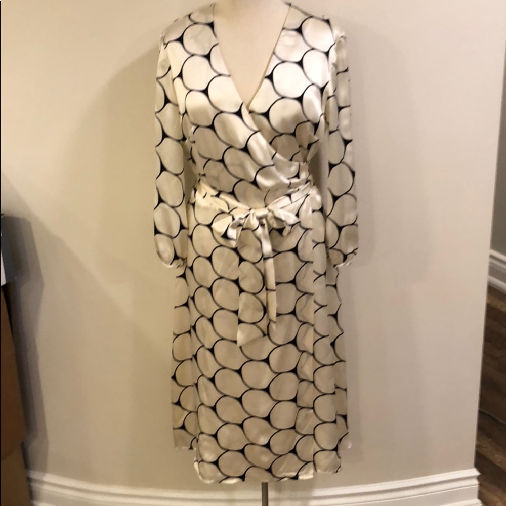 Beautiful silk wrap dress